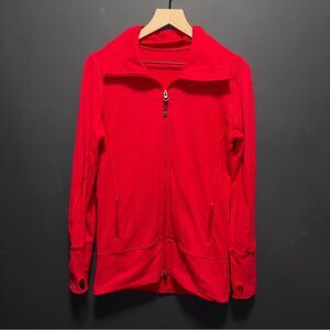 Lululemon In Stride Jacket Currant Red Womens size 8